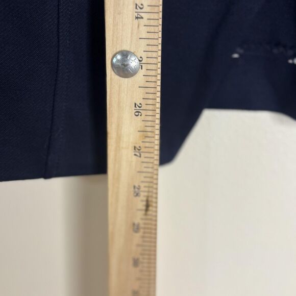 cabi Blazer Womens 8 Navy Double Breasted Gold Button Nautical Stretch 5150 - Picture 8 of 12